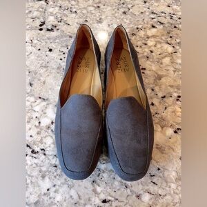 Naturalizer Women’s Kate Slip On Blue Suede Flats Size 7